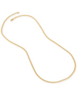Lightweight Miami Cuban Link 22" Chain Necklace (3mm) in 14k Gold