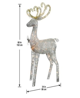National Tree Company 60" Reindeer Decoration with Clear Lights