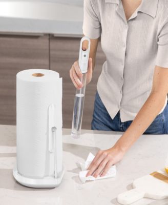 Tension Arm Kitchen Paper Towel Holder with Spray