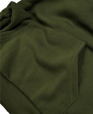 Men's Oversized Slim-Fit Fleece-Lined Pullover Hoodie