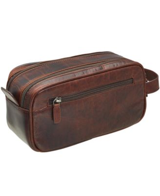Men's Buffalo Dual Top Zipper Toiletry Bag