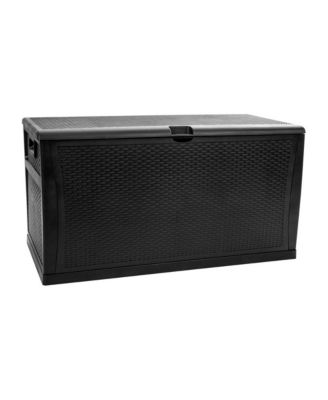 120 Gallon Weather Resistant Outdoor Storage Box For Decks, Patios, Poolside And More