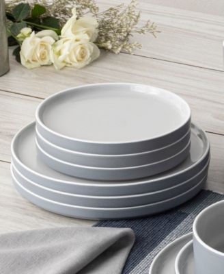 ColorTrio Stax 16 Piece Dinnerware Set, Service for 4