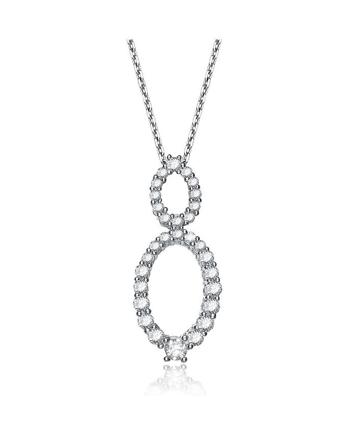 Collana lettera piccola E in oro con diamanti – Jewels