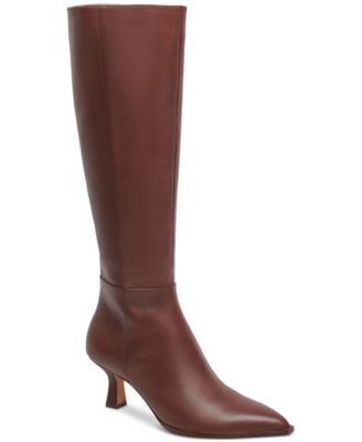 Dolce Vita - Women's Auggie Pointed-Toe Kitten-Heel Tall Dress Boots