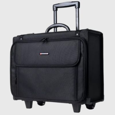 Rolling Briefcase Wheel Catalog Hard Case Laptop Bag Lawyer Attache