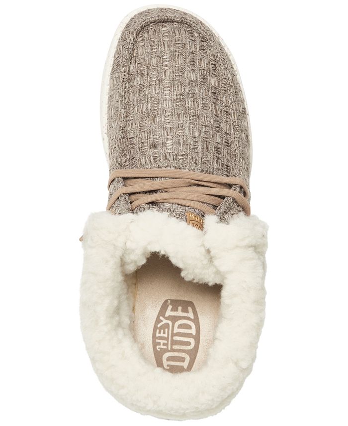 Mocasins - Hey Dude - Modèle Wendy Sox - Couleur Gris - Femme - Textile