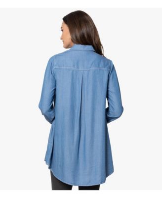 Women's Prime Time Tunic In Denim