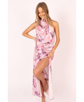 Womens Amelia Halterneck Maxi Dress