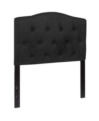 Arched Twin Button Tufted Upholstered Headboard