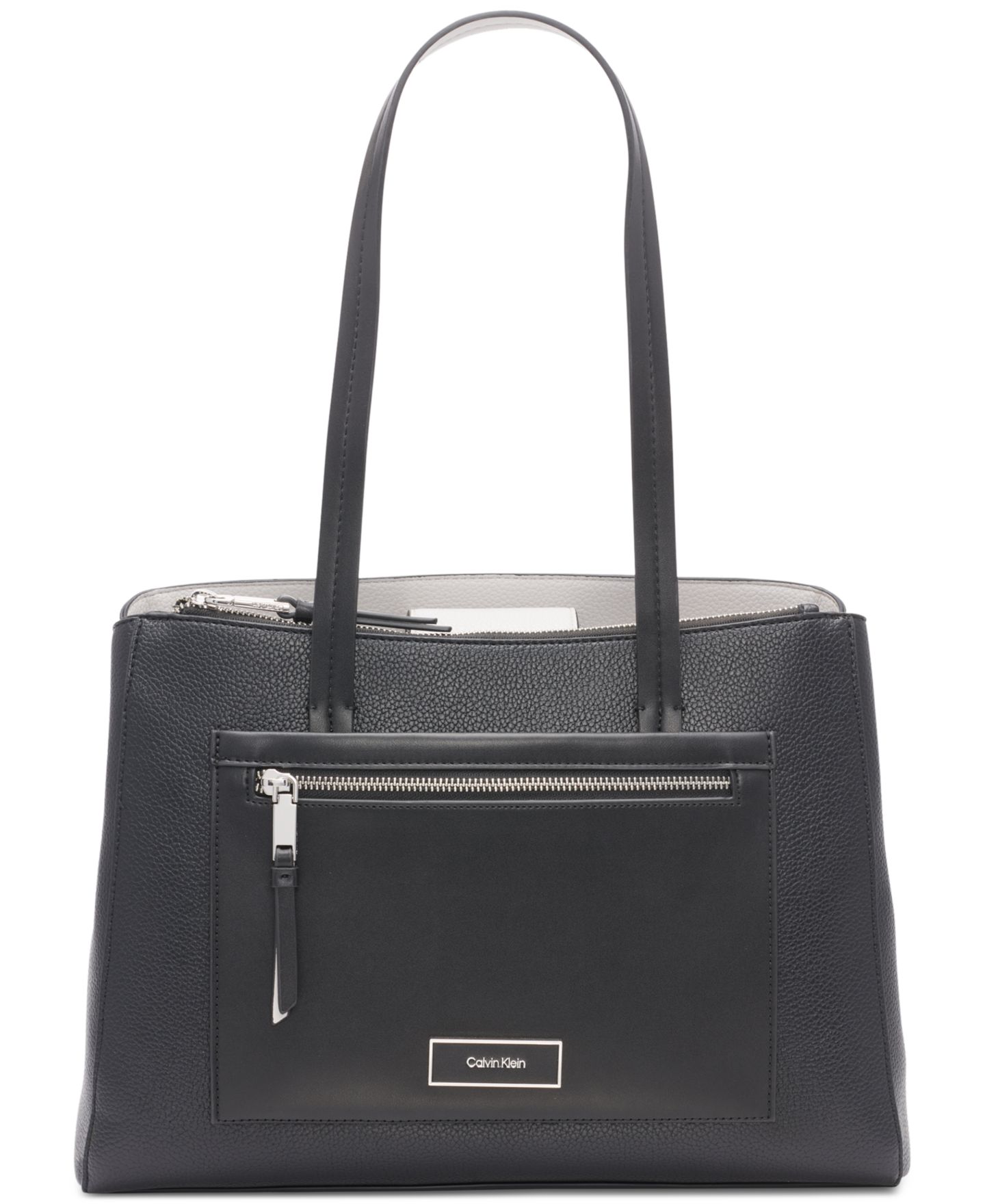 Женская сумка Calvin Klein Hadley Triple Compartment Tote, цвет: Чёрный — фото 1
