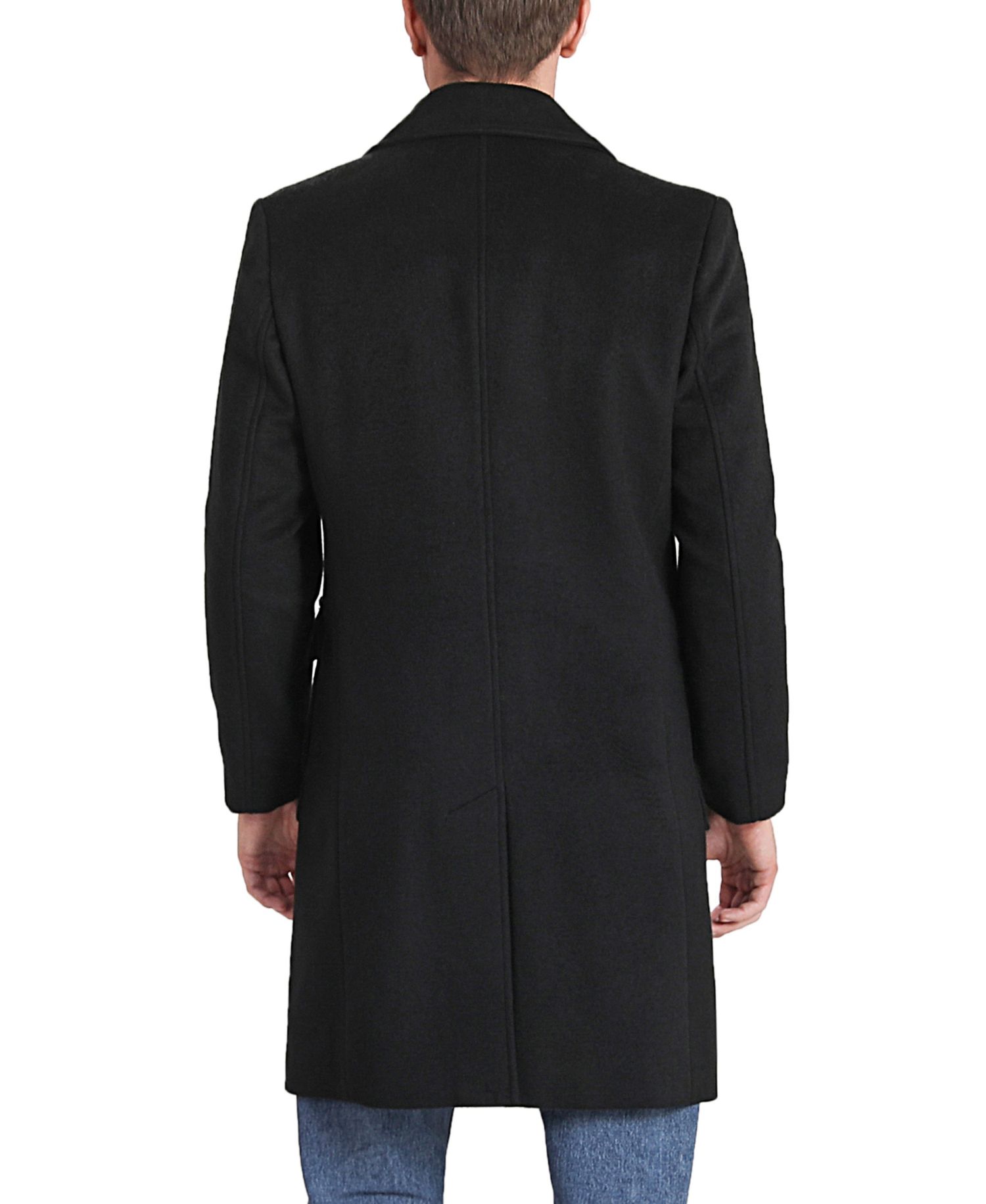 Men Addison Wool Blend Pea Coat