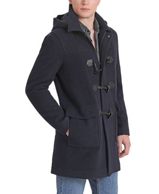 Men Mason Wool Blend Duffle Toggle Coat