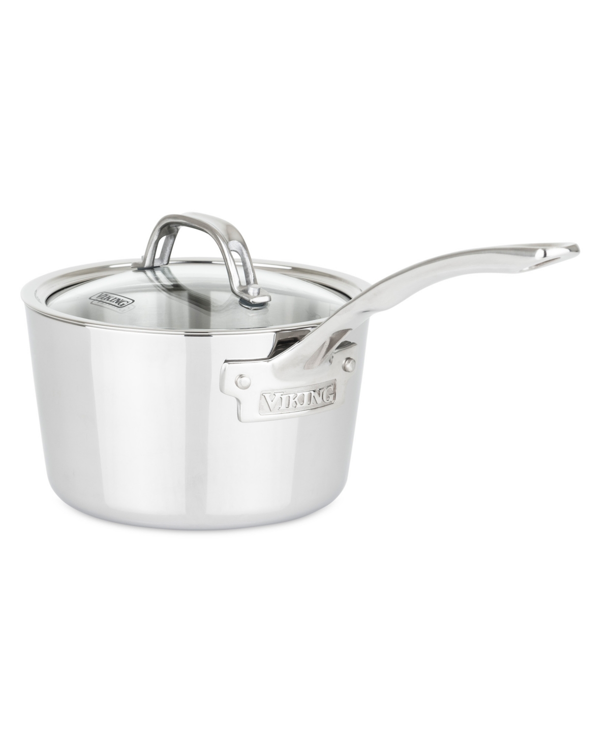 Viking Contemporary Stainless Steel 7-piece Cookware Set In Stainless Steel