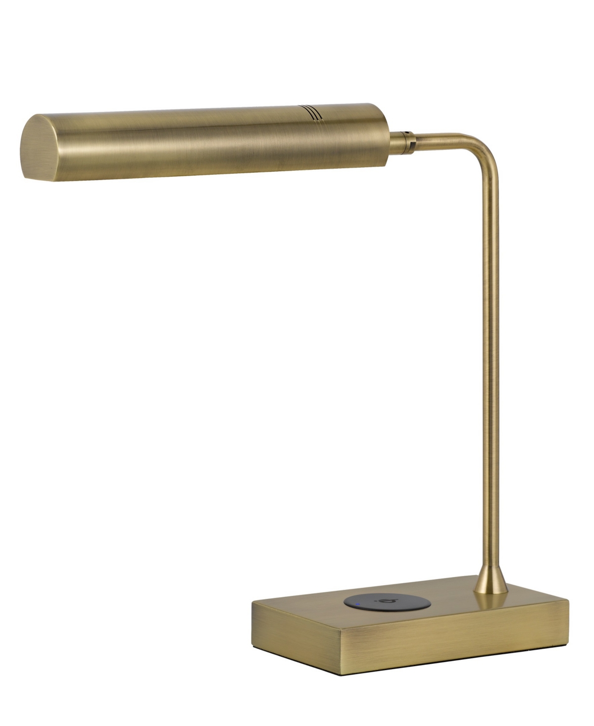 Cal Lighting Delray 17.5" Height Metal Table Lamp In Antique Brass