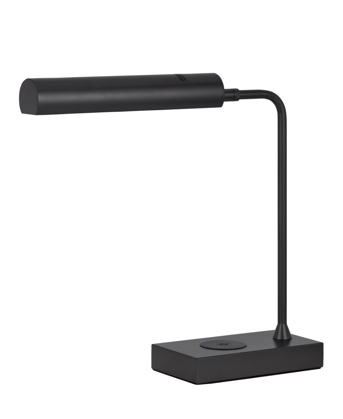 Cal Lighting Delray 17.5" Height Metal Table Lamp In Matte Black