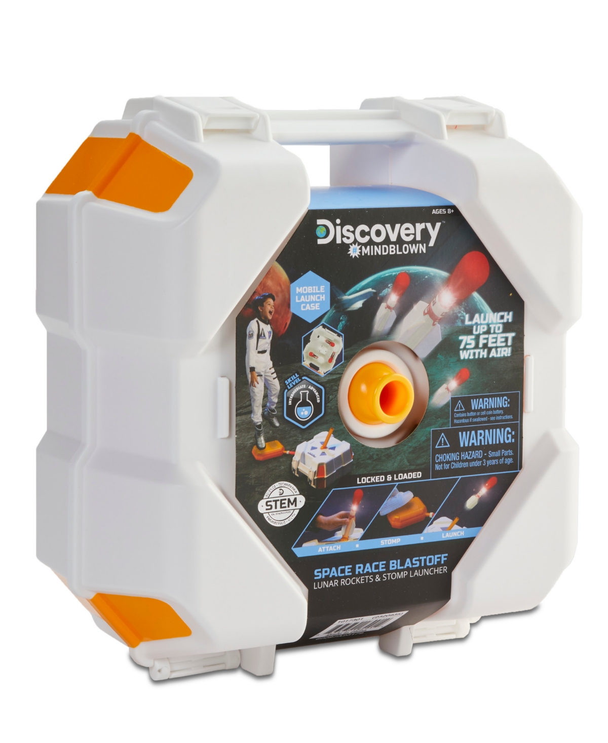 Shop Discovery Mindblown Space Blastoff Rockets And Stomp Launcher Set In Open Miscellaneous