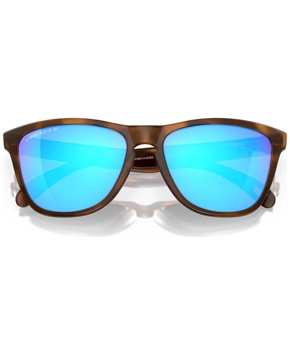 Oakley Men's Frogskins Polarized Sunglasses, Mirror Polar Oo9013 In Brown Tortoise