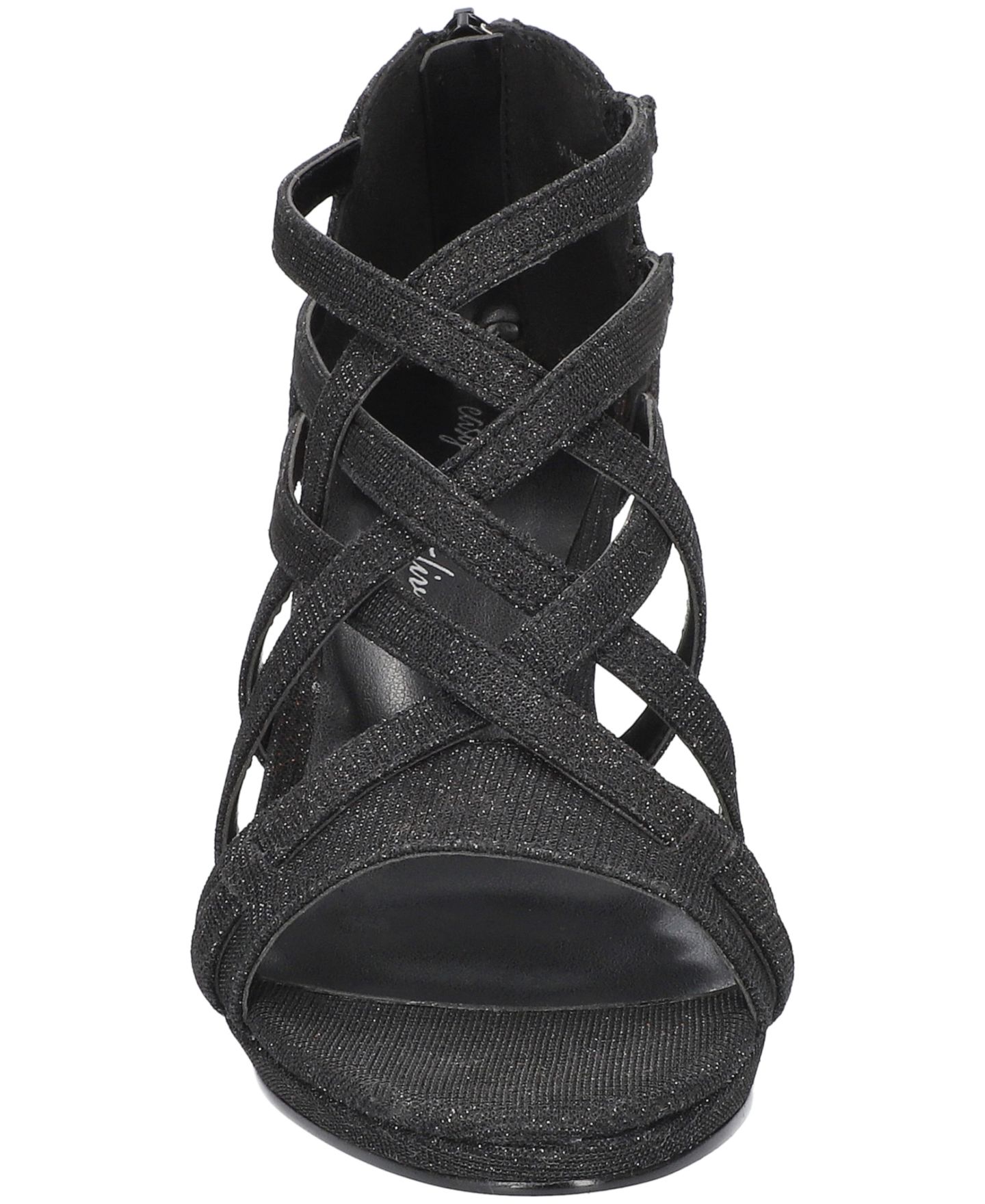 Женские сандалии Easy Street Bee Zip Platform, цвет: Чёрный — фото 6
