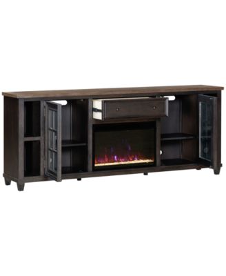 84"  Dawnwood 2PC TV Console Set (84" Console and Fireplace)