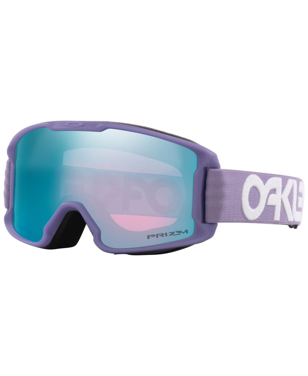 Shop Oakley Line Miner Youth Fit Snow Goggles In Matte Lilac