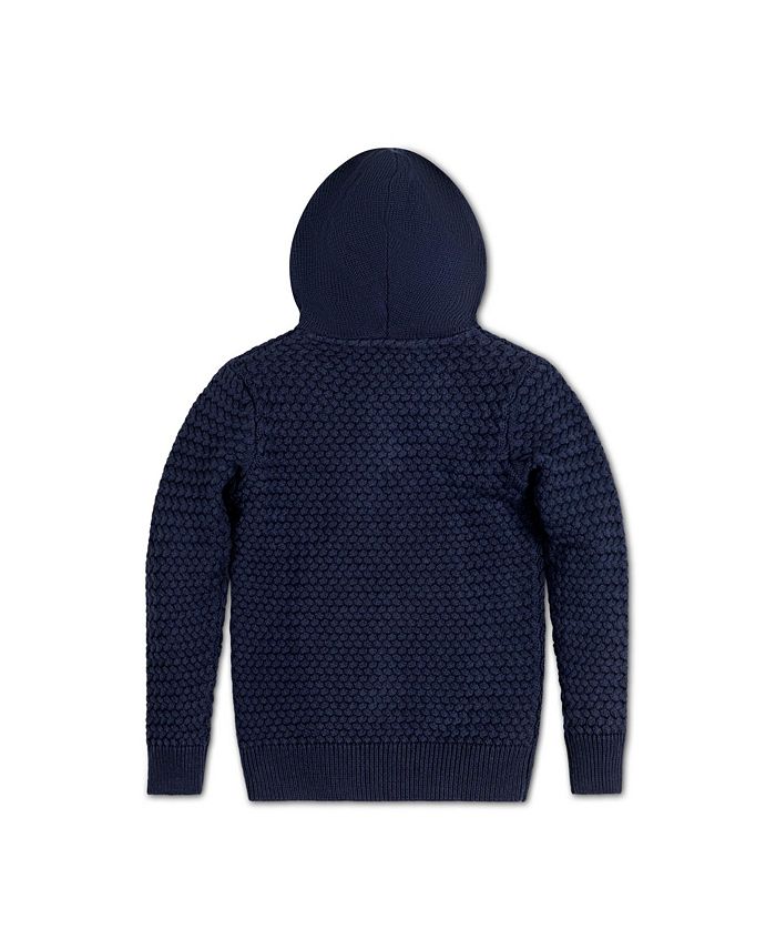 Hope & Henry Boys Long Sleeve Hooded Half Zip Sweater - Macy's