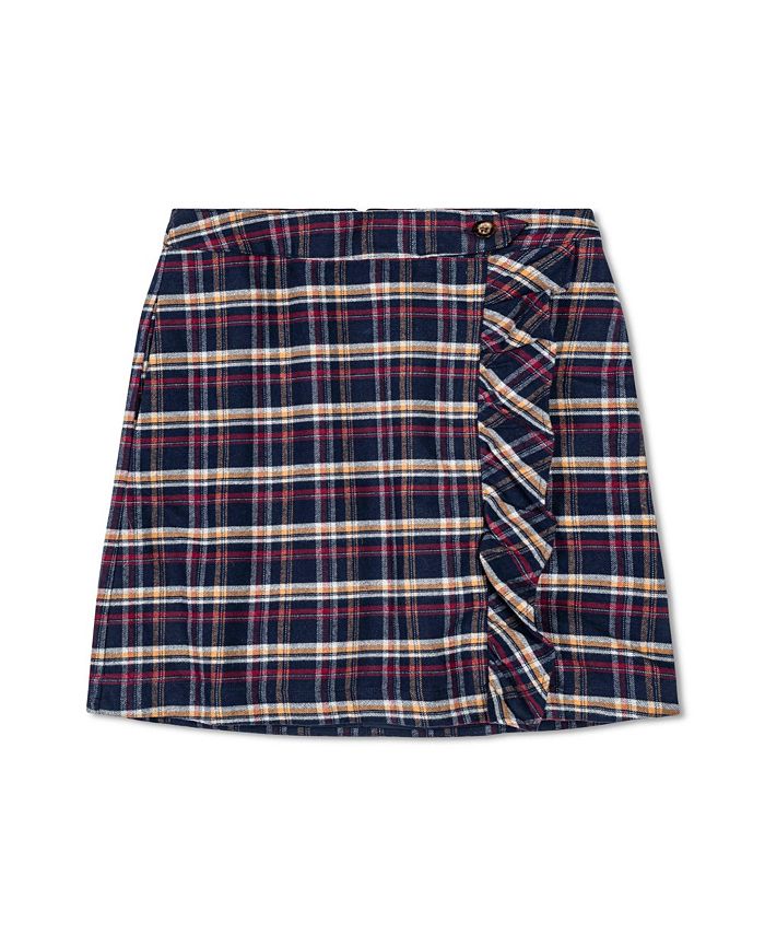 Hope & Henry Women's Flannel Ruffle Skirt - Macy's