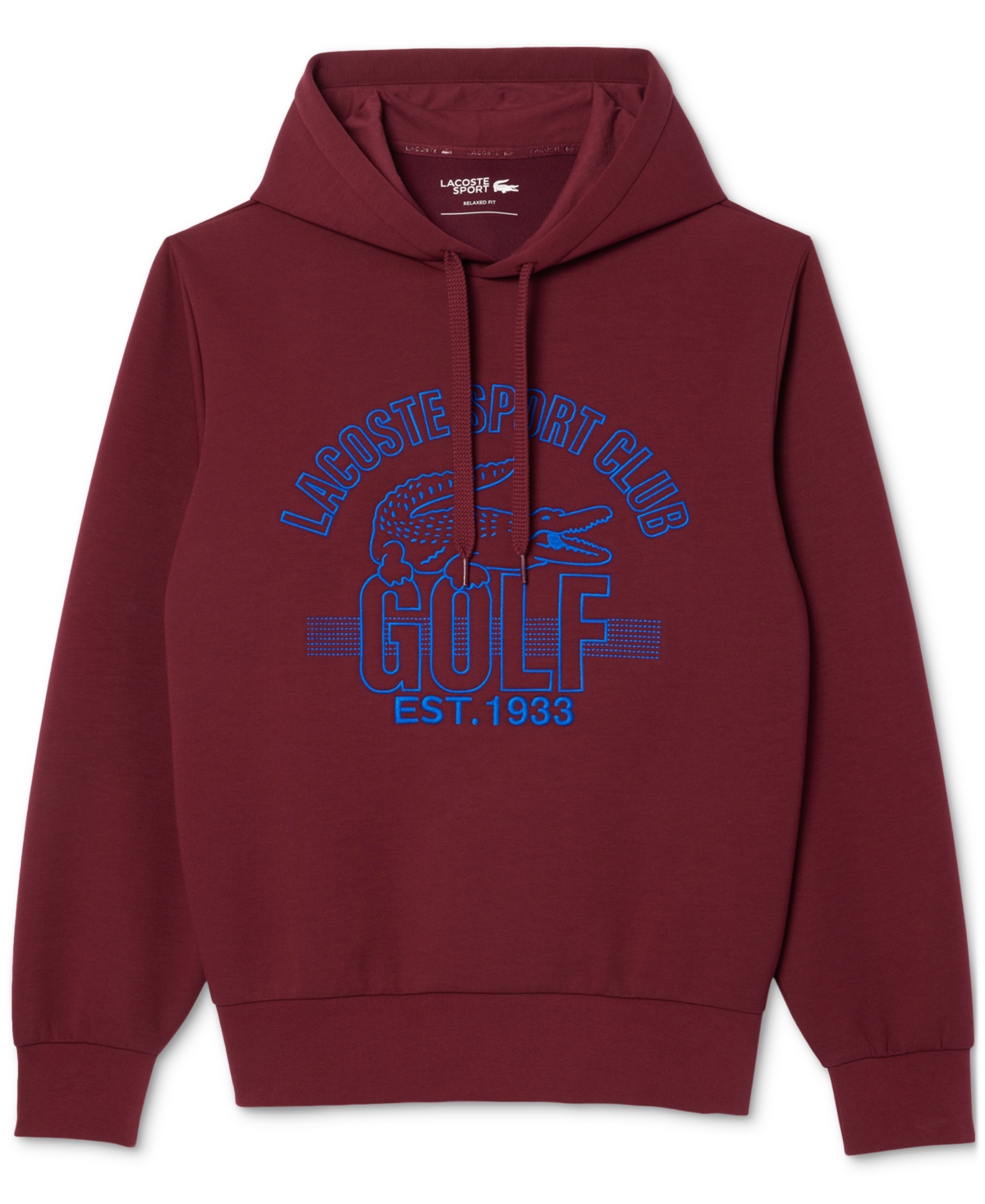 Lacoste Men s Relaxed Fit Recycled Fabric Golf Sweatshirt L 5