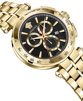 Versace aion chronograph discount bracelet watch 45mm