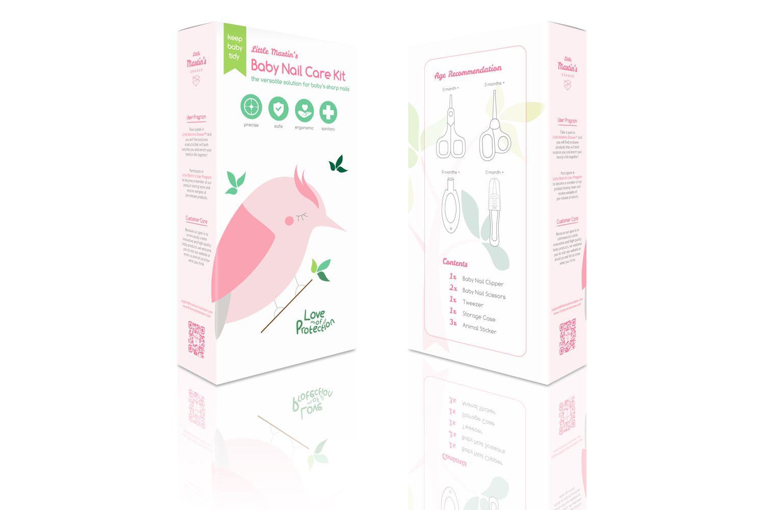 Little Martin's Nail Care Kit (1 Clipper, 2 Scissors, 1 Tweezer)