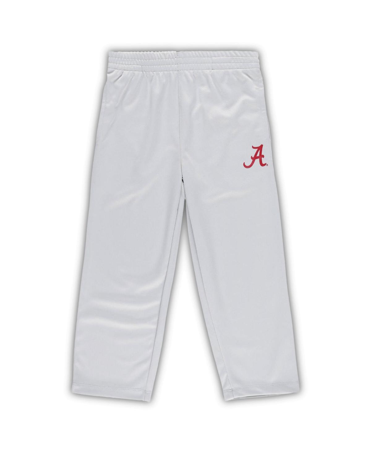 Outerstuff Toddler Boys And Girls Crimson, Gray Alabama Crimson Tide Red Zone Jersey And Pants Set In Crimson,gray