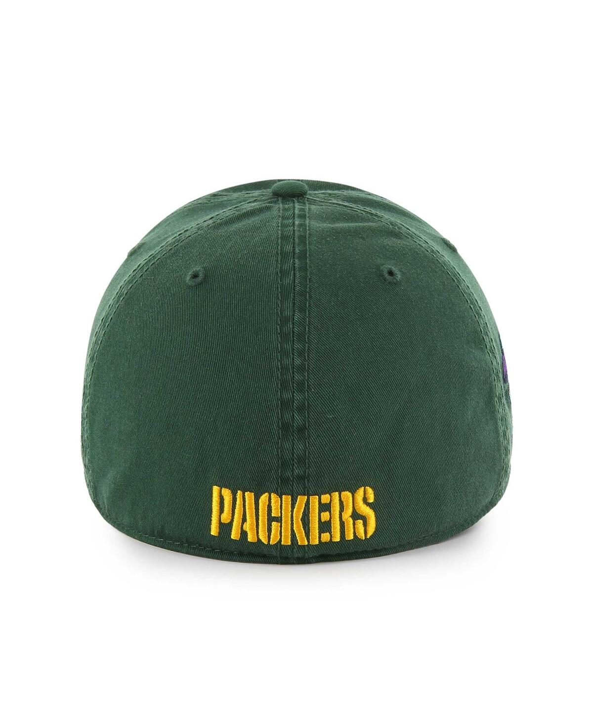 Shop 47 Brand Men's ' Green Green Bay Packers Sure Shot Franchise Fitted Hat