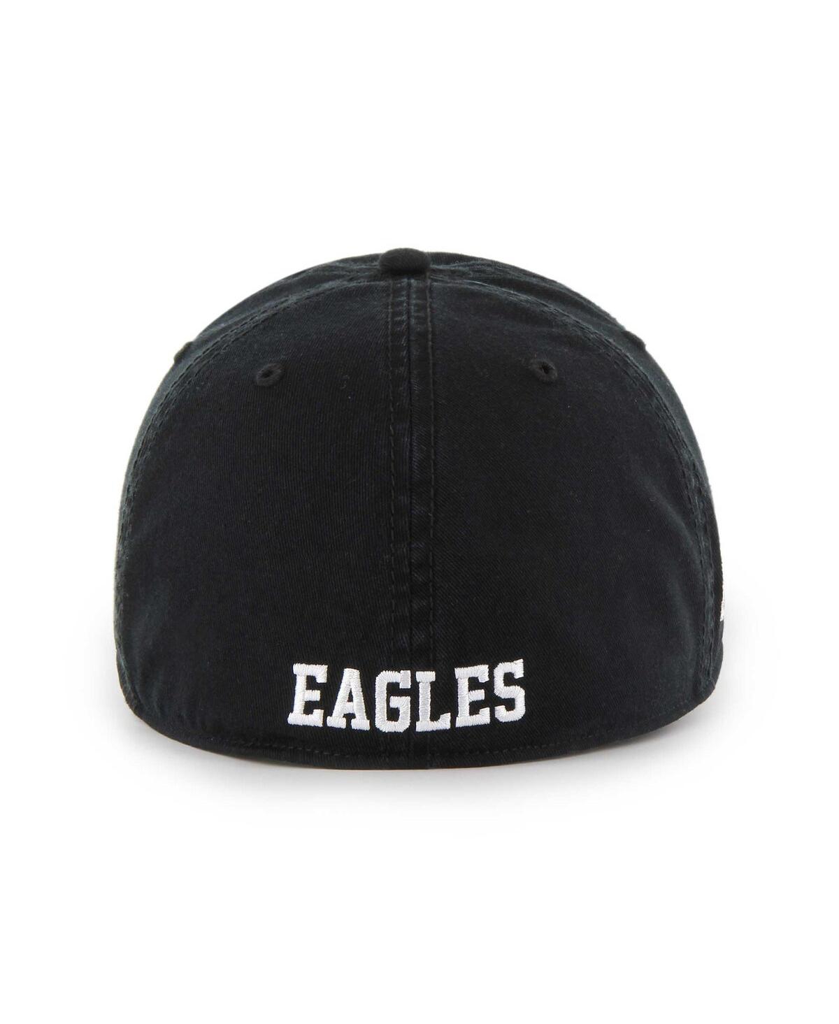Shop 47 Brand Men's ' Black Philadelphia Eagles Sure Shot Franchise Fitted Hat