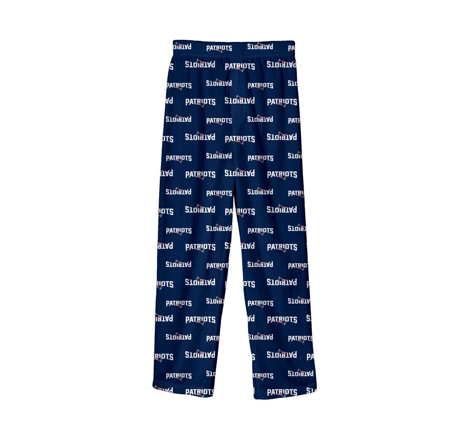 Big Boys Navy New England Patriots Team-Colored Printed Pajama Pants