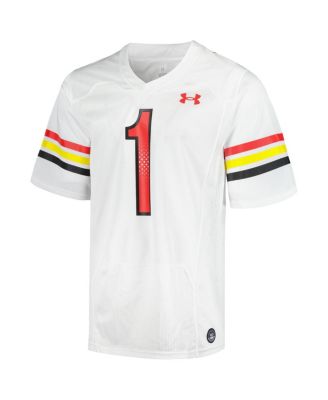 Men's #1 Maryland Terrapins Replica Football Jersey