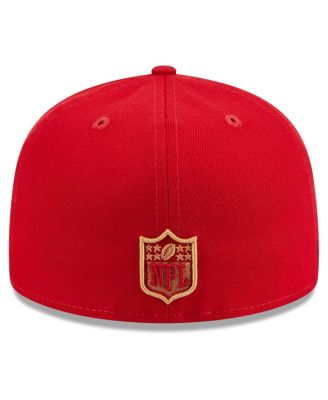Men's Scarlet San Francisco 49ers Main Patch 59FIFTY Fitted Hat