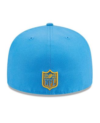 Men's Powder Blue Los Angeles Chargers Main Patch 59FIFTY Fitted Hat