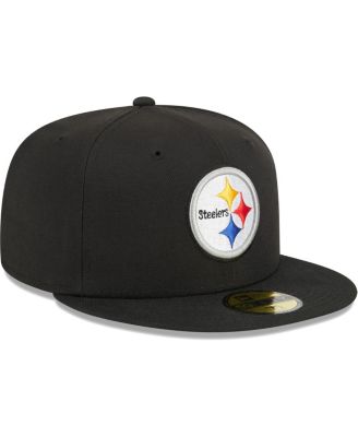 Men's Black Pittsburgh Steelers Main 59FIFTY Fitted Hat