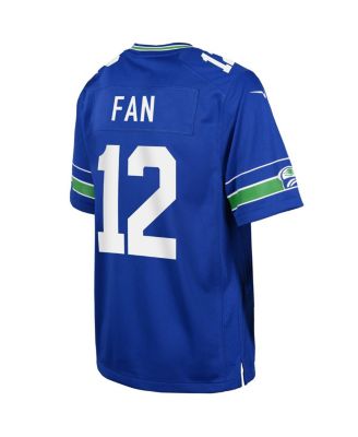 Big Boys 12th Fan Seattle Seahawks Game Jersey