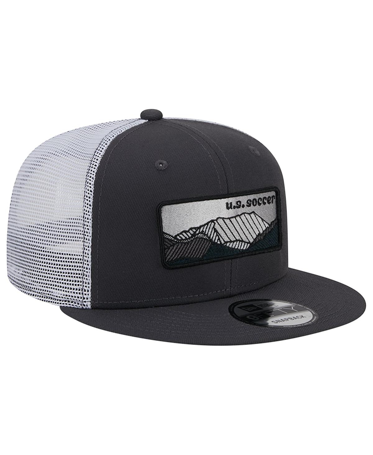 Men's New Era White Usmnt Outdoor Trucker 9FIFTY Snapback Hat - White