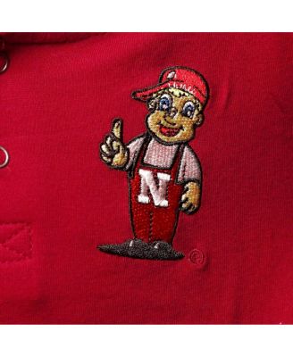 Toddler Boys Scarlet, Heathered Gray Nebraska Huskers Poppies Hoodie and Sweatpants Set