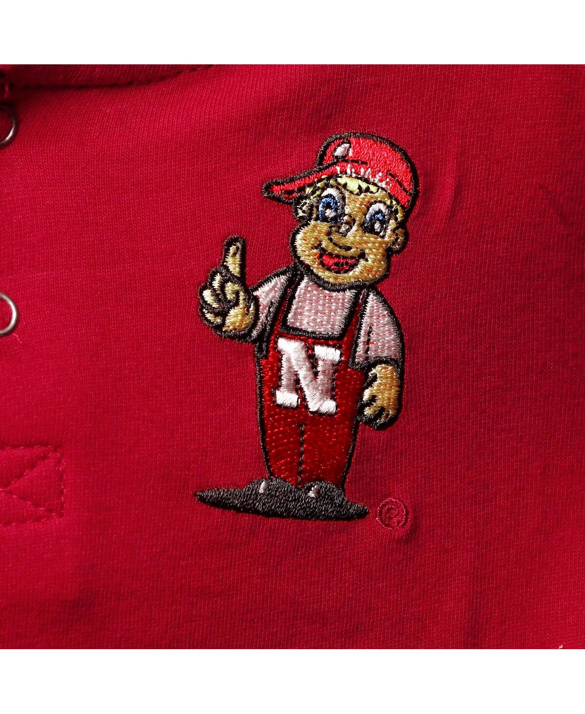 Colosseum Toddler Boys  Scarlet, Heathered Gray Nebraska Huskers Poppies Hoodie And Sweatpants Set In Scarlet,heathered Gray