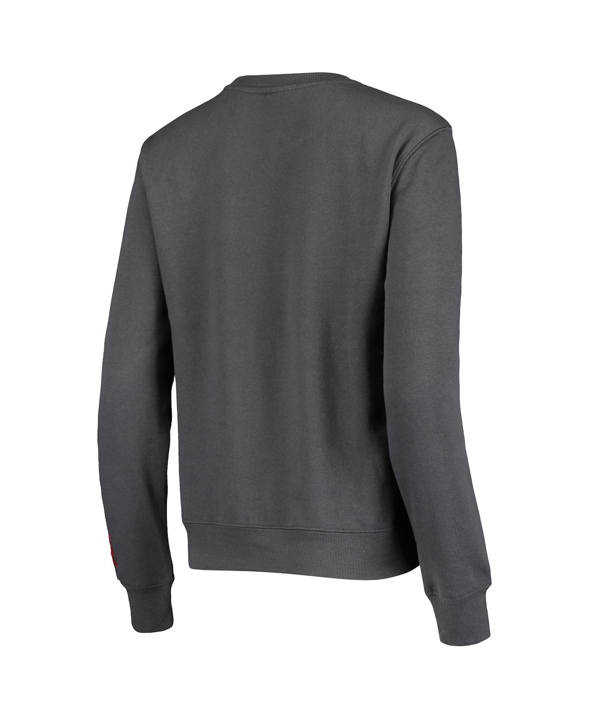 Colosseum Charcoal Alabama Crimson Tide Campanile Pullover Sweatshirt In Charcoal