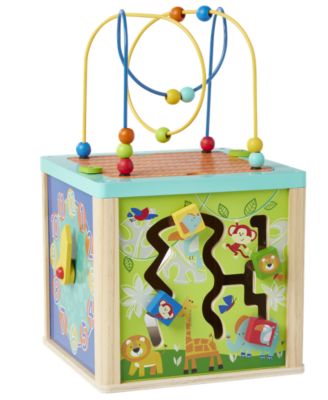 Wooden Activity Cube Set, Created for you by Toys R Us