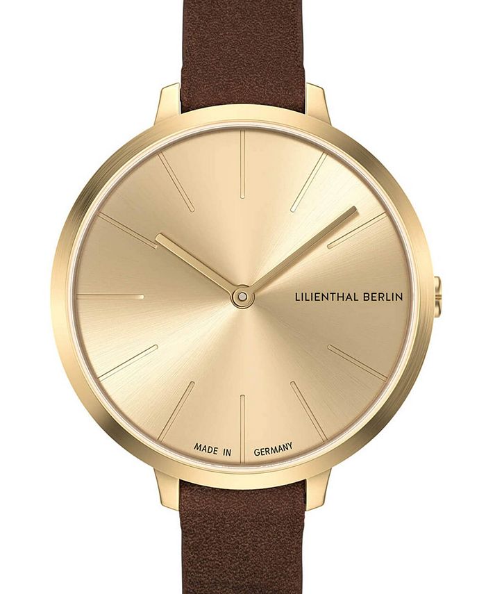 Lilienthal Berlin Men's Watch Quartz Steel Nice Condition Vintage 42MM Limited e
