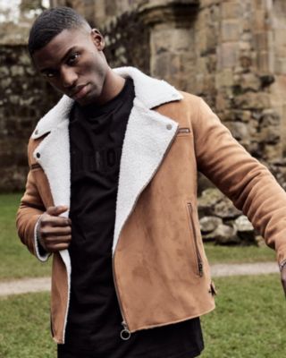 Men's Imperial Sherpa Biker Jacket