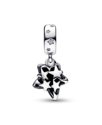 Pandora Sterling Silver Celestial Galaxy Star Murano Dangle Charm