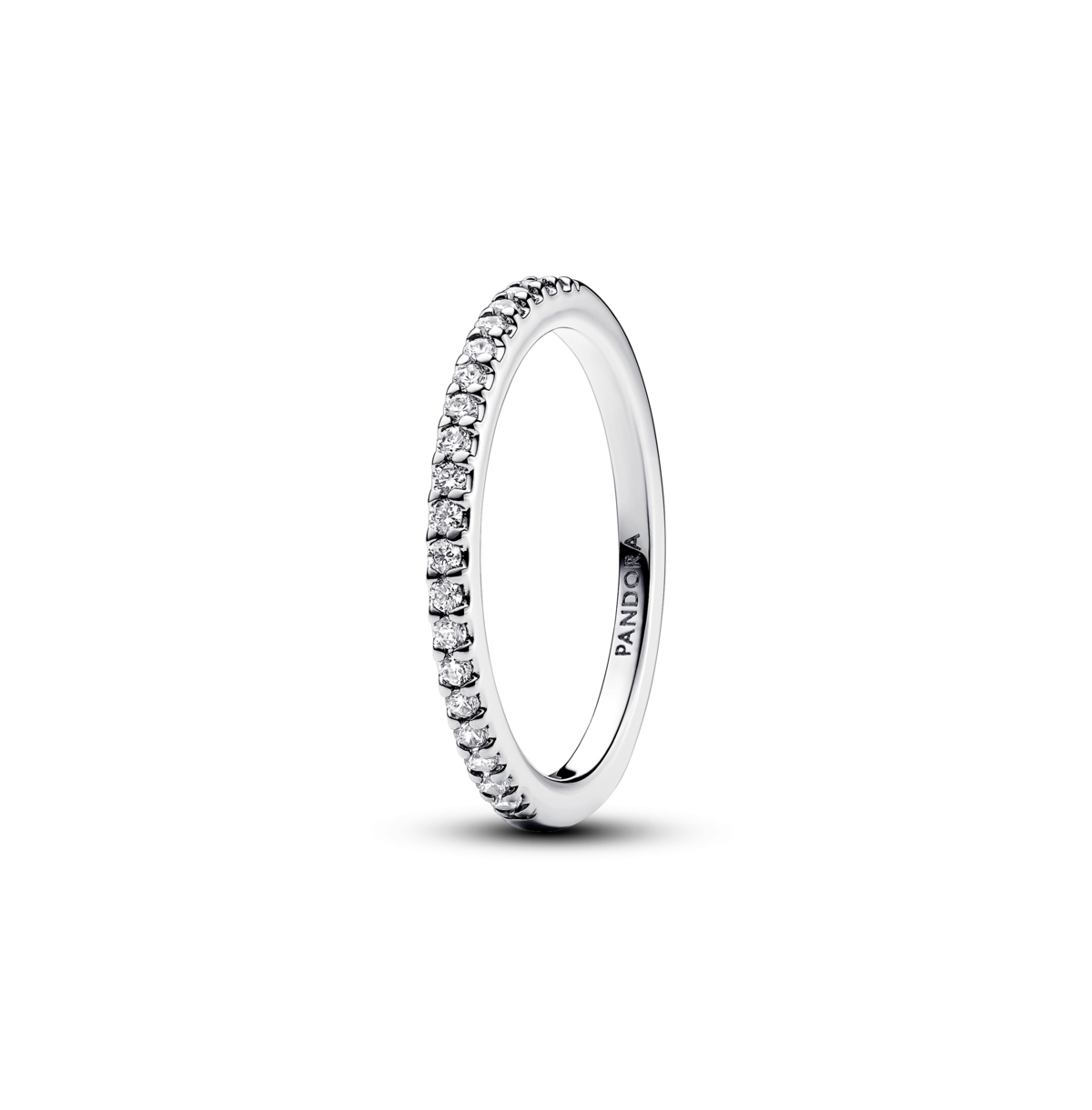 Pandora Cubic Zirconia Band Ring In Clear