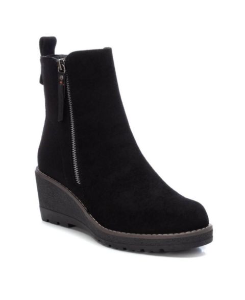 Женские ботинки XTI Suede Booties, цвет: Чёрный