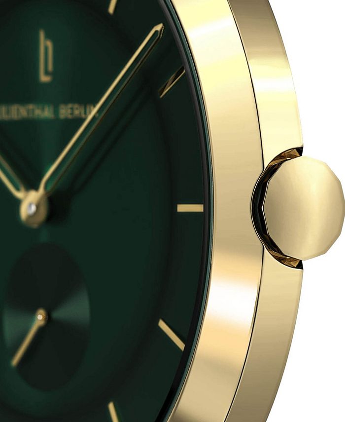 Lilienthal Berlin Men's The Classic Gold Green GoldTone Stainless